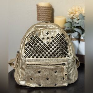 NWOT Gold Studded Backpack